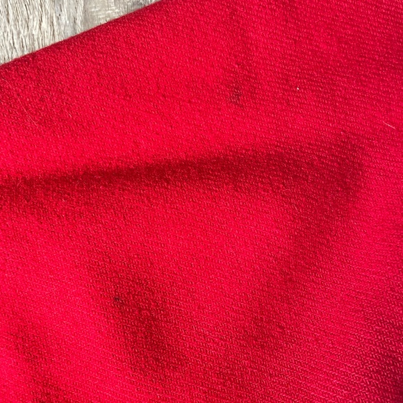 Vintage Red WOOLRICH Hooded Wool Womens Winter Coat Buffalo Plaid Lining - Picture 5 of 13